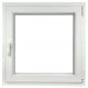 PVC-Fenster 800 x 800 mm RU weiß
