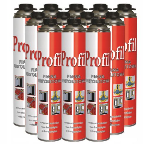 SOUDAL PROFILSCHAUM 12 STÜCK MONTAGEPISTOLE