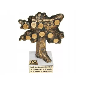  BAUM DES GLÜCKS ZUM 70. GEBURTSTAG STATUETTE Geschenk