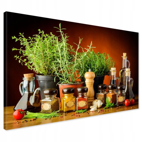 Bilder an der Wand Leinwandgemälde für die Küche, Gewürze, 120x80
