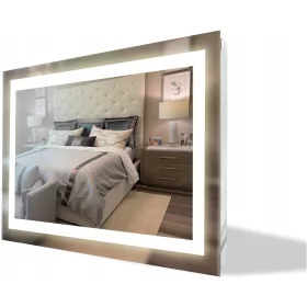    LED-SPIEGEL FÜR BADEZIMMER PERSONALISIERBAR 120x60 VERSCHIEDENE MUSTER