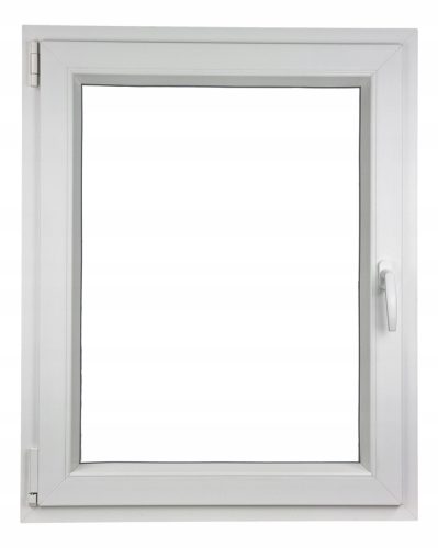 PVC-Fenster 60 x 80 / 600 x 800 RU/L weiß 24H