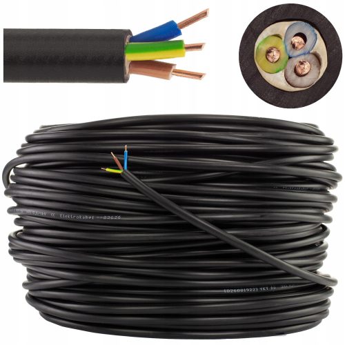 Rundkabel, Elektro, Installation, Erdung YKY Elektrokabel 3 x 2,5