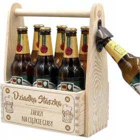  BIERKISTE, Träger, Geburtstagsgeschenk, GRAVUR