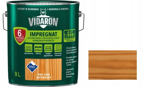 Vidaron V05 filmbildende Imprägnierung, Teak natur, 9 l