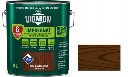 Vidaron V09 Holzimprägnierung Indischer Palisander 9 l
