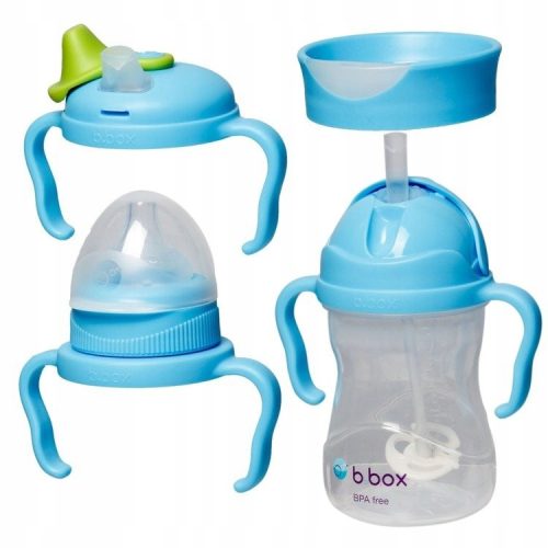  B.box 4in1 Set aus Becher und Mundstücken 240 ml Blaubeere