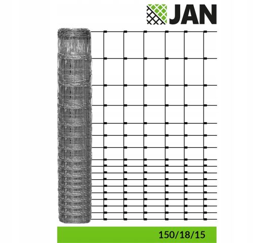 Zphjan verzinktes Forstnetz 150 cm x 50 x 1,5 m