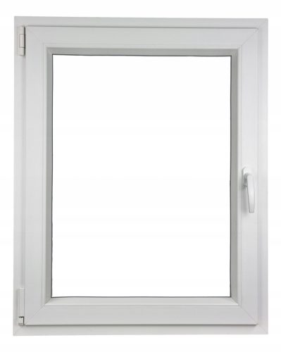 PVC-Fenster 90 x 100 / 900 x 1000 Ru/L Weiß