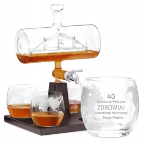  GESCHENK-WHISKY-KARAFFE MIT GRAVUR