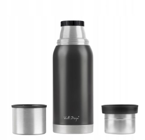 Thermoskanne Für Suppen Vialli Design Fuori Thermoskanne 1 l, Grautöne