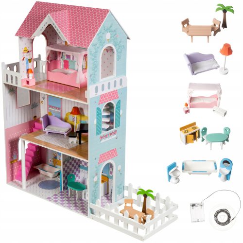  Mamabrum Puppenhaus PUPPENHÄUSER 123 cm