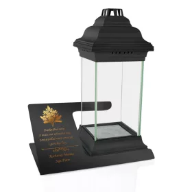  XXL LATERNENGRIT mit Widmung für einen Grabstein