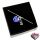  Aurora Damenarmband mit Katze und Kristallherz, 20 cm, Silber