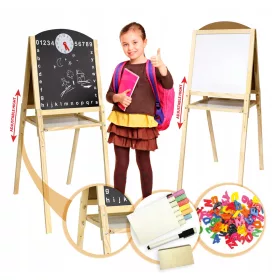    Kreidetafel, magnetisch, trocken abwischbar Leomark 45 x 85 cm