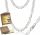 Herren-Diamantkette aus Silber, 6,50 mm, 925, mit kostenloser Gravur