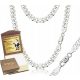 Herren-Diamantkette aus Silber, 6,50 mm, 925, mit kostenloser Gravur