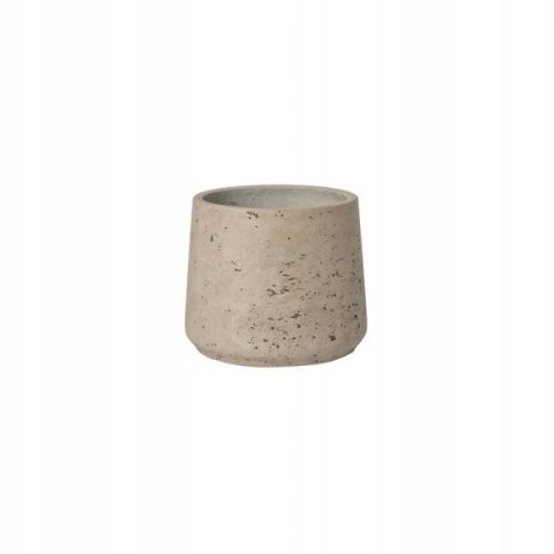  Töpfertöpfe 16,5 cm x 16,5 x 14 cm, Durchmesser 16,5 cm, Keramiktöne in Grau und Silber