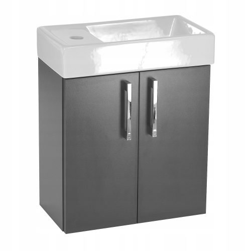 Paplinskimoebel Majorka Graphitschrank mit Waschbecken 40x21,5x50 cm