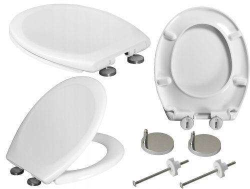Estiva Toilettensitz, weißer Duroplast