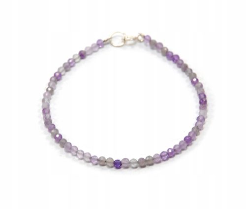  Faveo Amethyst-Armband 18,5 cm