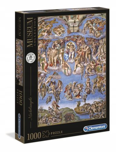  Puzzle 1000 Teile. Museum Jüngstes Gericht-Michelangelo