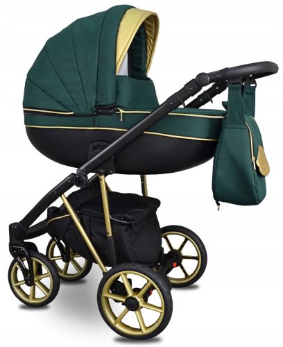  Babe Boss Deep Kinderwagen Fabero Kinderwagen Schwarz Gold Marineblau Grün Graphit