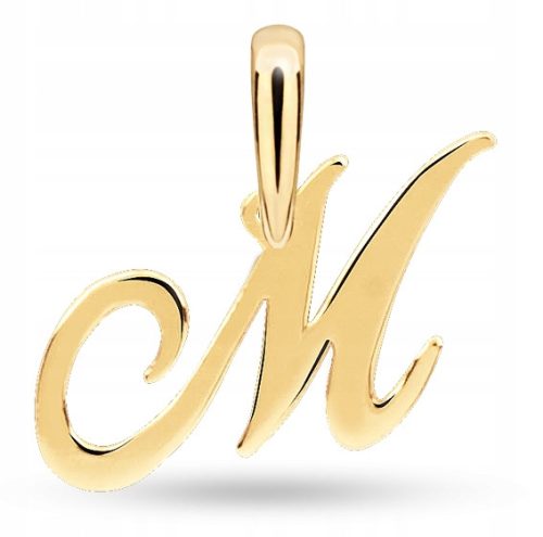  GOLD MODISCHER ANHÄNGER BUCHSTABE M 585