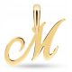  GOLD MODISCHER ANHÄNGER BUCHSTABE M 585