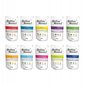    DOLINA NOTECI PREMIUM Nassfutter für Hunde, Geschmacksmischung, 30 x 150 g Beutel