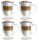 Gläser und Tassen Vialli Design Cappuccinogläser 250 ml 4 Stk.