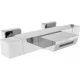  Mexen Cube, Chrom, wandmontierte Badewanne mit zwei Griffen