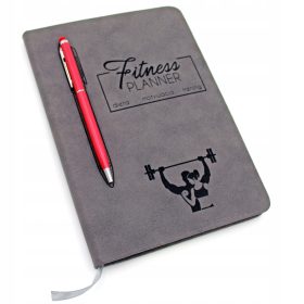  Notizbuch A5 Pixel-Art Grau- und Silbertöne