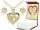  KETTE FRAUEN MÄDCHEN FRAUEN OHRRINGE SET