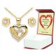  KETTE FRAUEN MÄDCHEN FRAUEN OHRRINGE SET