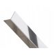 WINKEL SILBER SILBER GLÄNZENDE METALLECKSTANGE 2 cm x 2 cm