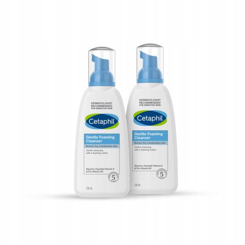 Cetaphil Set: 2 x Leichter Reinigungsschaum für das Gesicht 236 ml