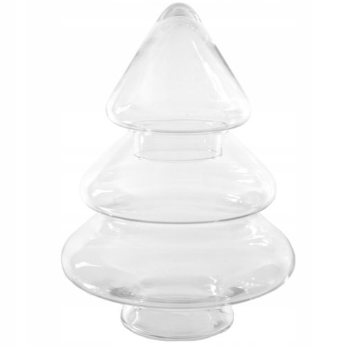  Weihnachtsdekoration aus Glas Sigma-Glass 27x21 cm Weihnachtsbaum