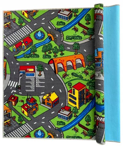  Teppich Straßen Dorfstraßen Stadt Bauernhof Autos 160x200