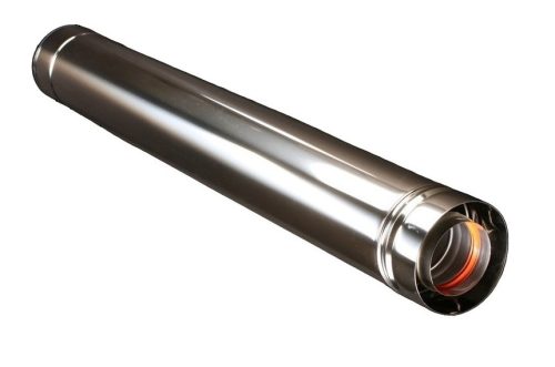 DOPPELWANDIGES ROHR 80/125 1 m TURBOGAS-KONDENSIERUNGSROHR