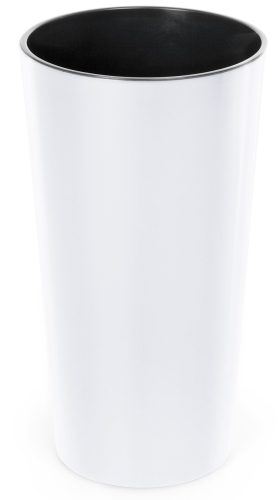  Blumentopf Lamela 25 cm x 25 x 47 cm Durchmesser 25 cm Kunststoff weiß
