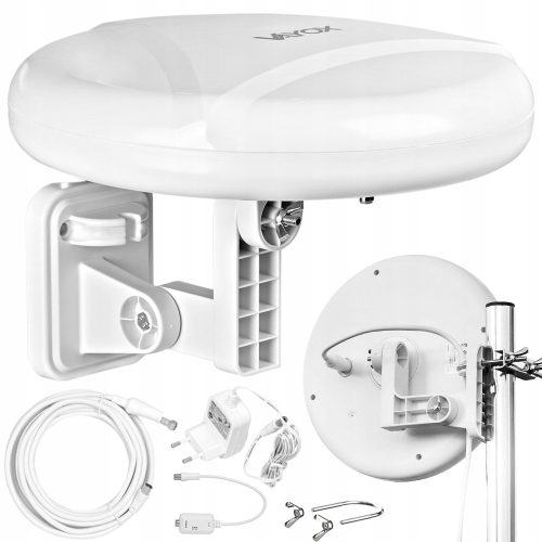  ORROUND-ANTENNE FÜR TERRESTRISCHES TV, OUTDOOR-SATELLITEN-DVBT 2 LTE 4K MUX8