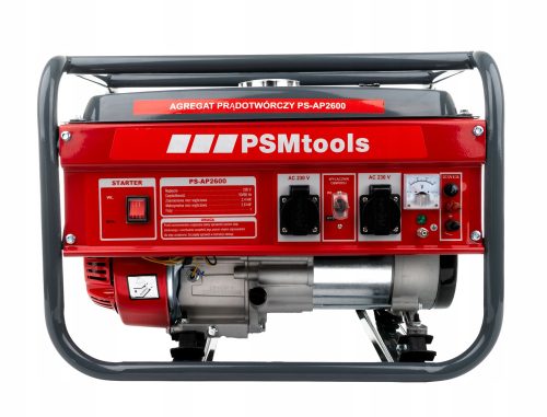 Einphasiger Stromerzeuger PSMtools 2600 W Benzin