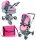  Puppenwagen-Set 2 in 1 FeiLi Puppenwagen