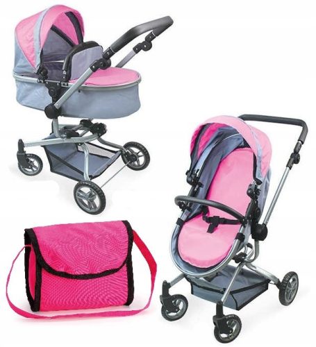  Puppenwagen-Set 2 in 1 FeiLi Puppenwagen