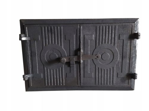 Gusseisentür für Räucherofen 42,5 x 27,4 cm
