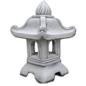  Gartenfigurenlampen Beton-Gartenpagodenlampe
