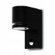 Gartenwandlampen, außen Kwazar Luminaire Gartenwandleuchte schwarz GU10 20 W