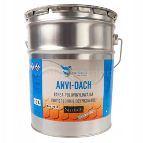 Farba do dachu ANVI-DACH 10L FARBE RAL