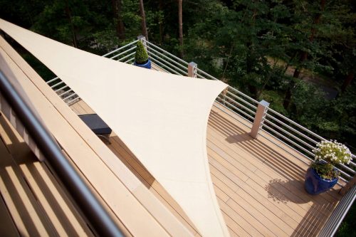  Gartensegel 300 x 420 cm Stoff